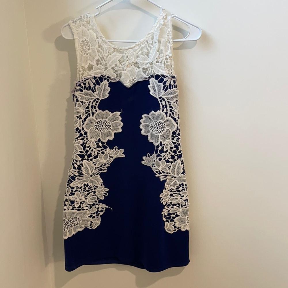 Blue dress